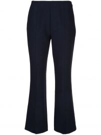 Cinq A Sept Kym split-hem cropped trousers Kym split-hem cropped trousers at Farfetch